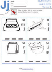 letter-j-anagram-worksheet